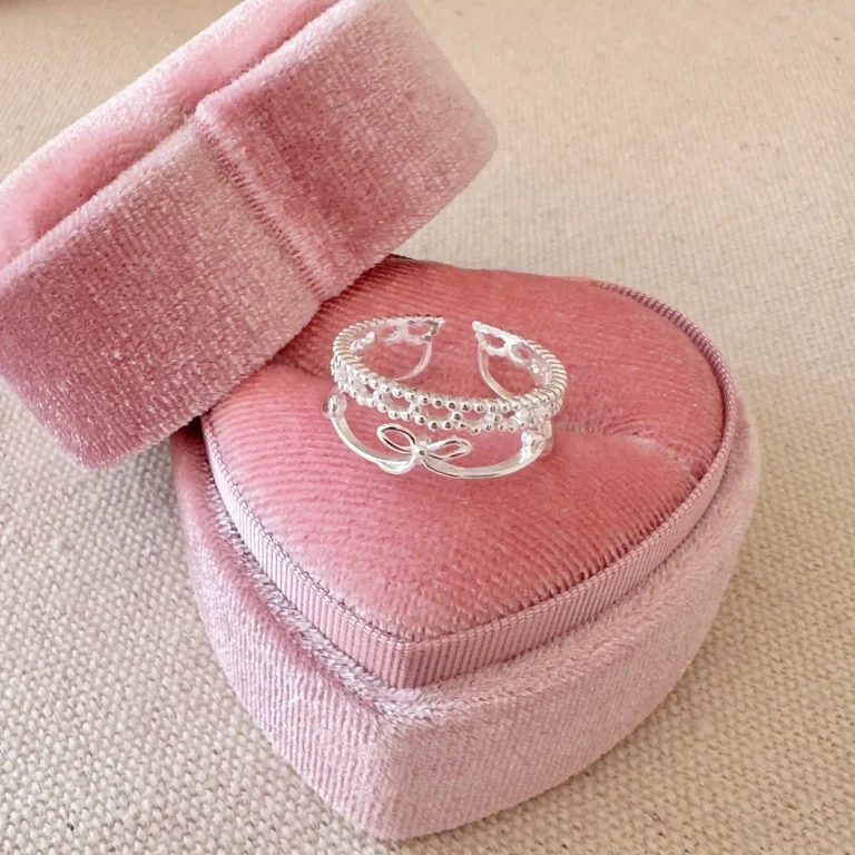 Princess style lace bow ring photo review