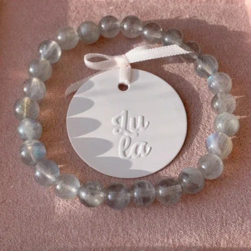 Natural Grey Moonstone Bracelet