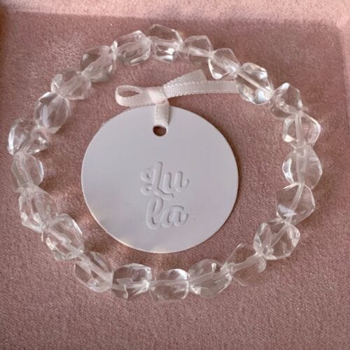 Natural Clear Quartz Irregular Shape Bracelet