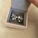 925 Silver Gray Pearl Earrings photo review