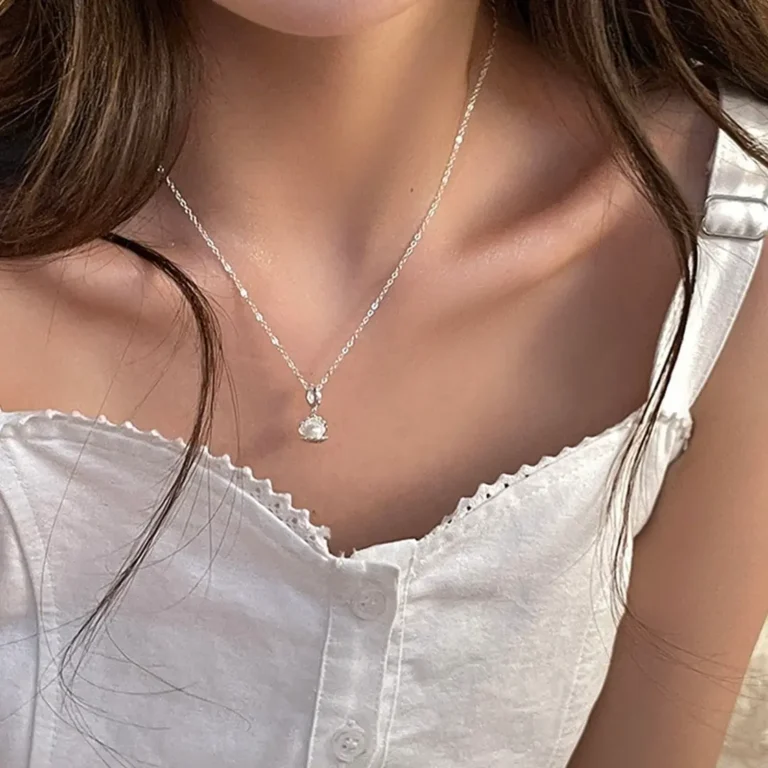 925 Sterling Silver Beach Shell Pearl Necklace photo review