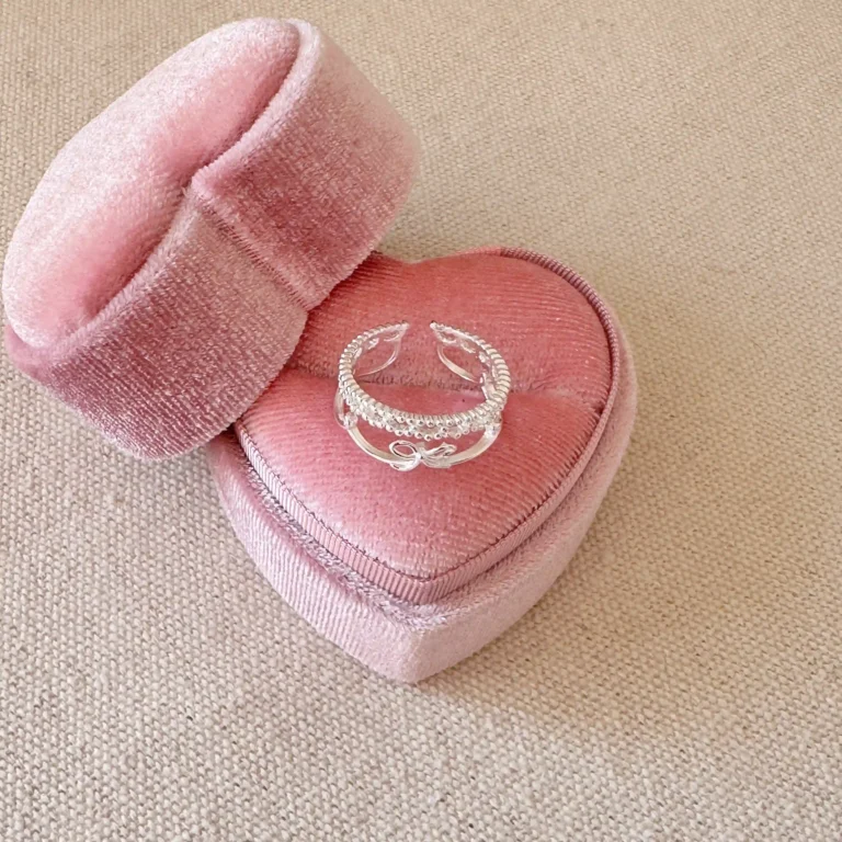 Princess style lace bow ring photo review