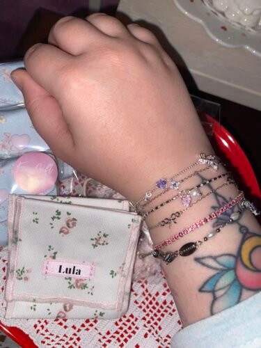 Zircon Pearl Bow Necklace photo review