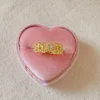 Vintage Brushed Iris Wide Ring