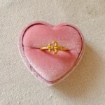 Vintage Brushed Iris Slim Ring