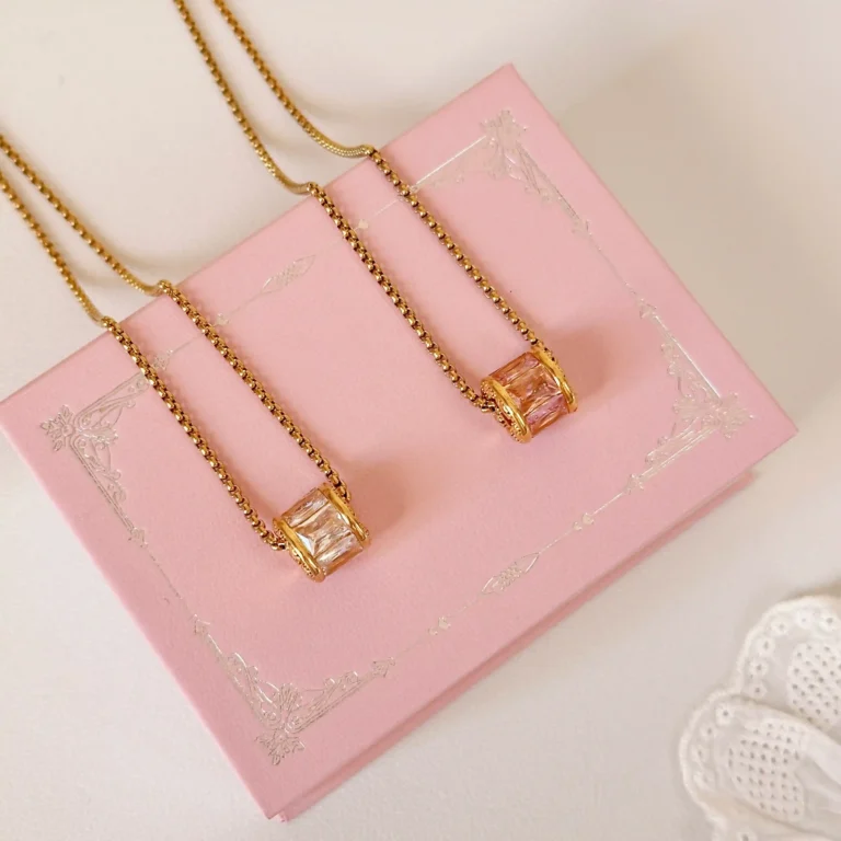 Zirconia Bead Pendant Necklace photo review