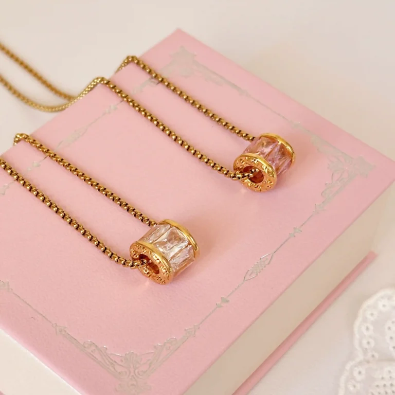 Zirconia Bead Pendant Necklace photo review