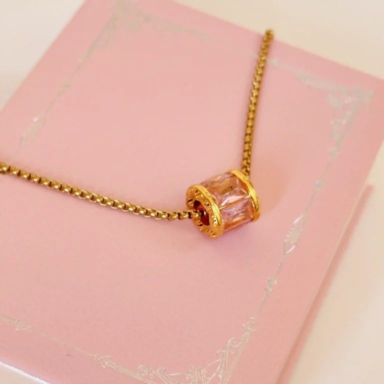 Zirconia Bead Pendant Necklace photo review