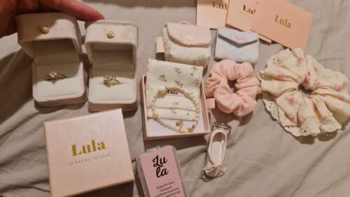 Click to view full screen Irregular Twin Zircon Simple Ring photo review